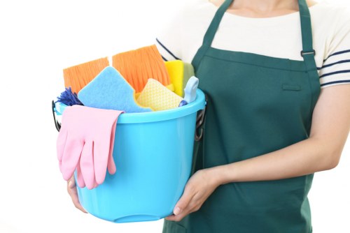Cleaners Westminster secure payment and encryption illustration