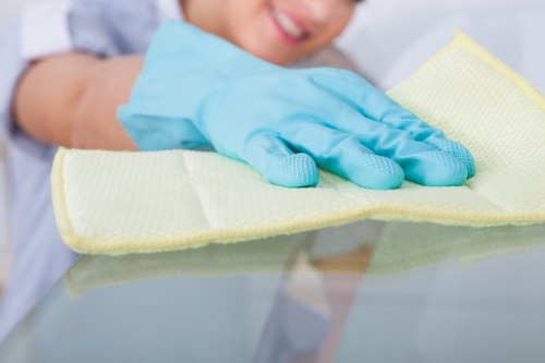 Professional carpet cleaner in Westminster restoring a home carpet
