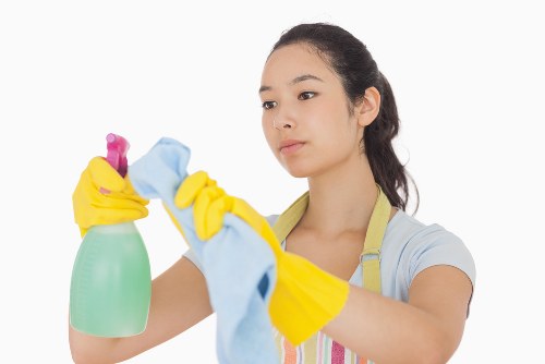 Professional domestic cleaning in a Westminster home living room