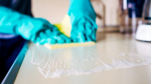 Local cleaners preparing a Westminster property with careful attention