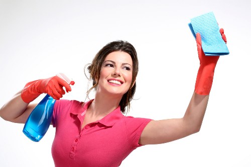 Office cleaning service keeping reception and meeting areas spotless