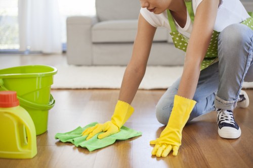 Reviewing a cleaning complaint and service records